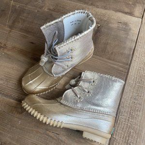 Jack Rogers “Miss Chloe Glitter Duck Boot” Size 1